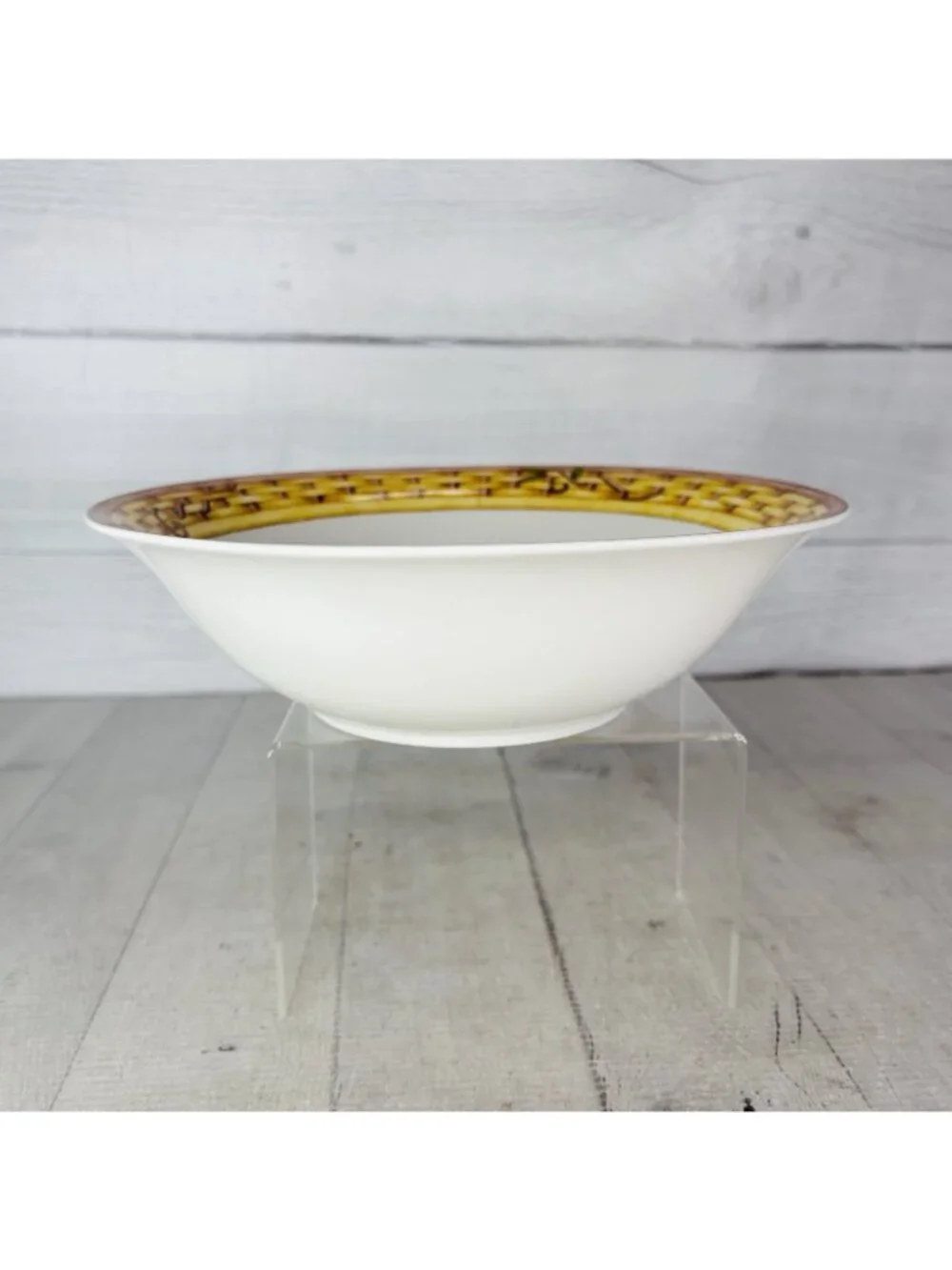 American Atelier MONKEY 5029 Jungle Bamboo Rim Porcelain 9